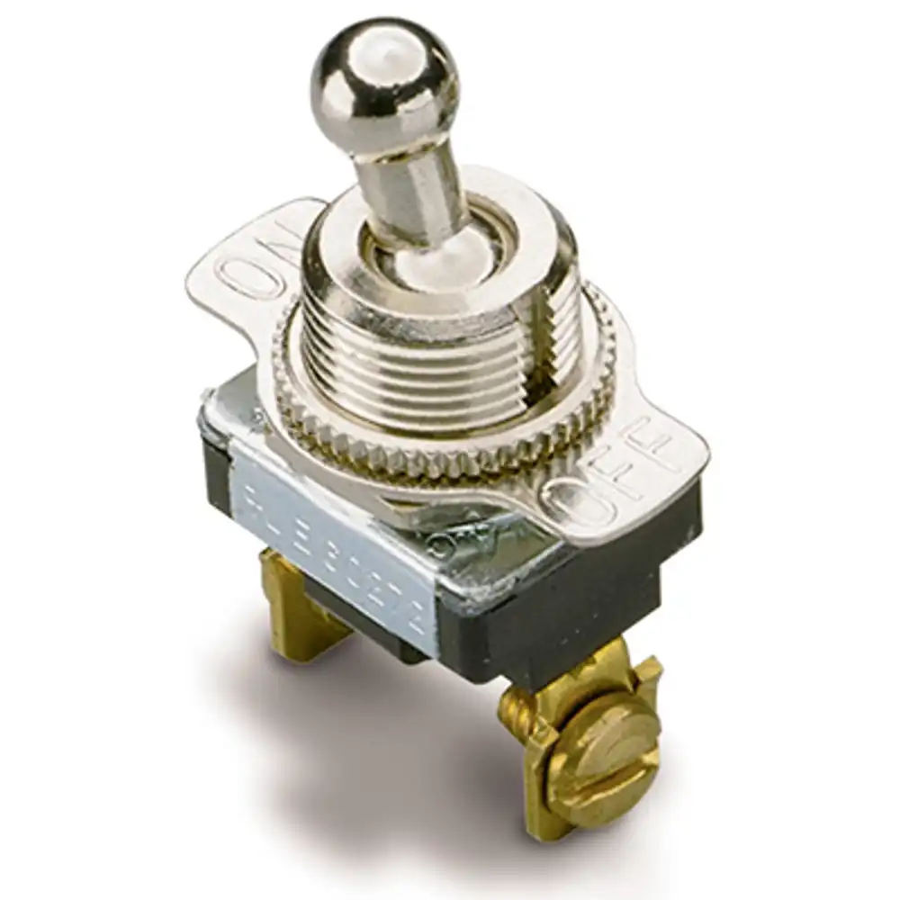 short bat toggle switch, spst, 120-volt, 6-amp