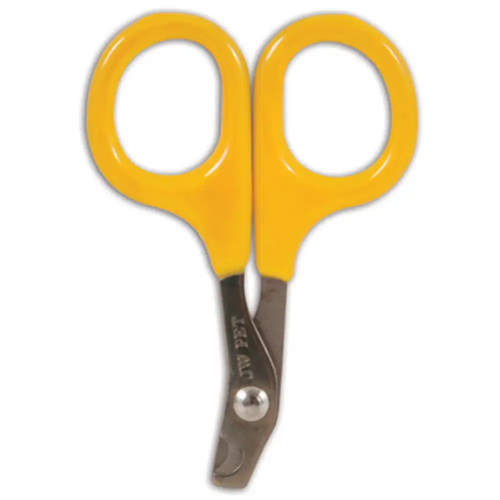 cat nail clippers, gray & yellow