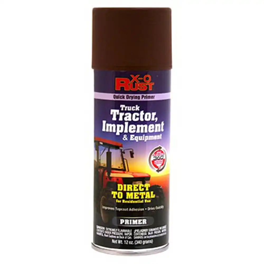 rust preventative primer for truck, tractor, implement & equipment, red, 12 oz.