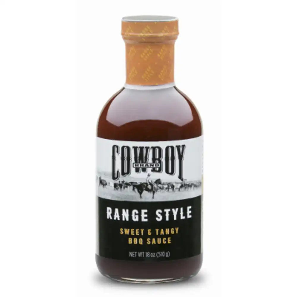 range style barbeque sauce, 18 oz.