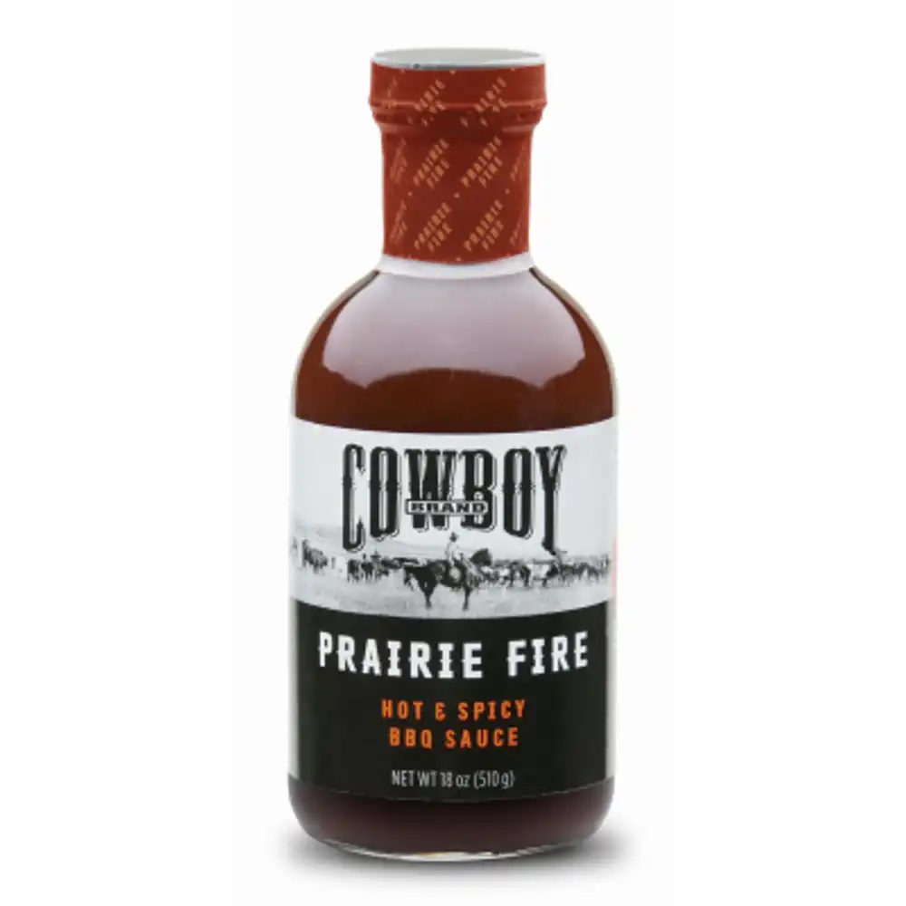 prairie fire barbeque sauce, 18 oz.