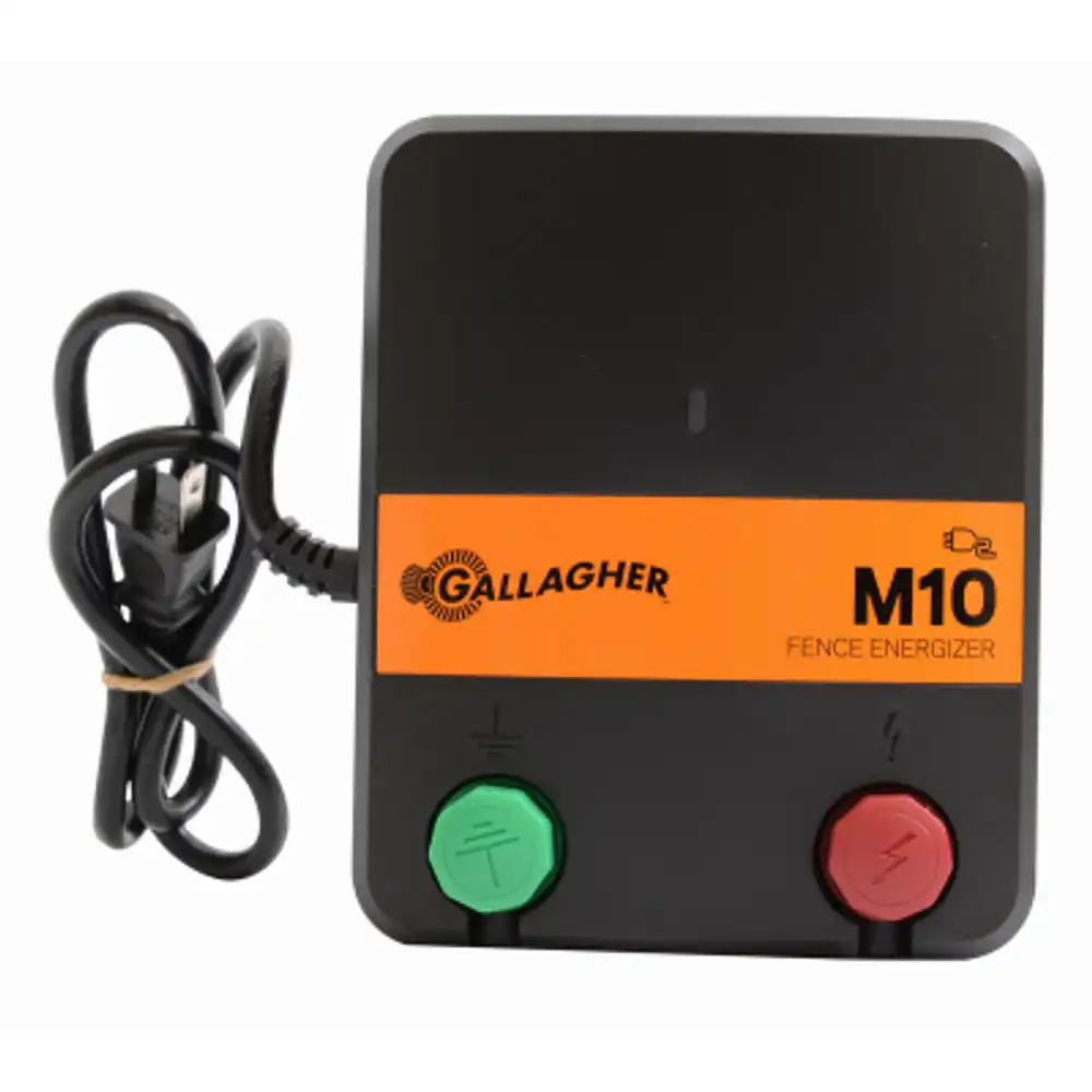 electric fence charger, m10, 0.1 joules, 110-volt