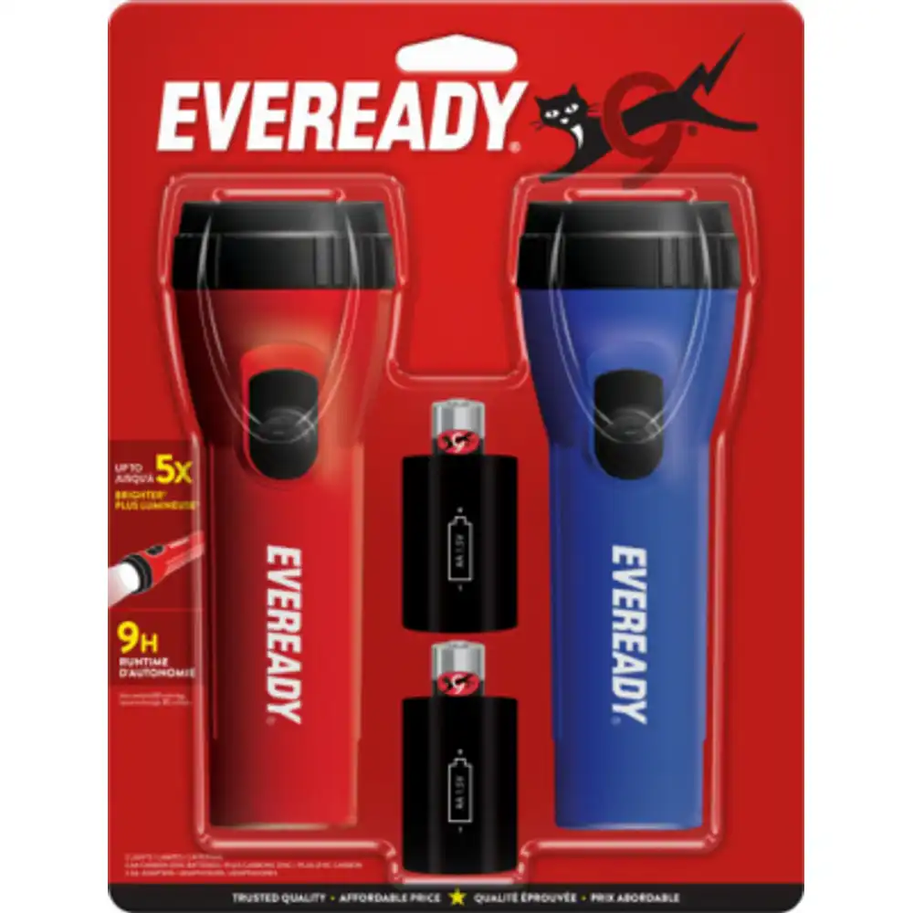 general purpose led flashlight 2 pack
