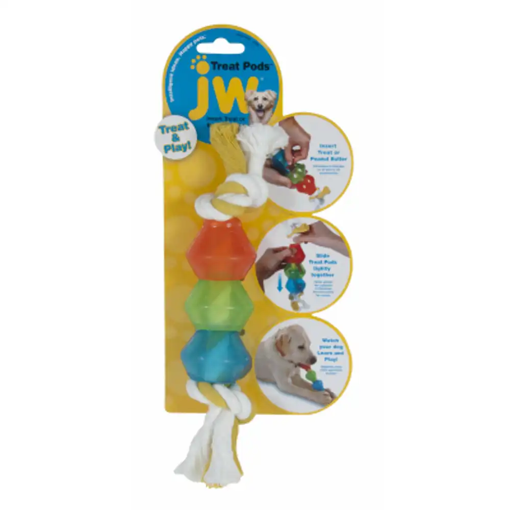 jw pet dog treat pods, large