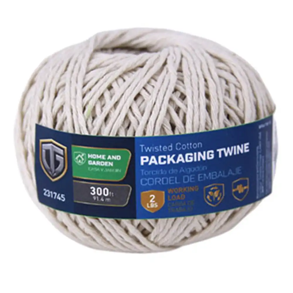 parcel post twine, twisted cotton, #9 x 300 ft.