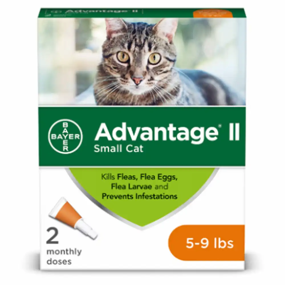 flea prevention for small cats, 5-9-lbs., 2 doses