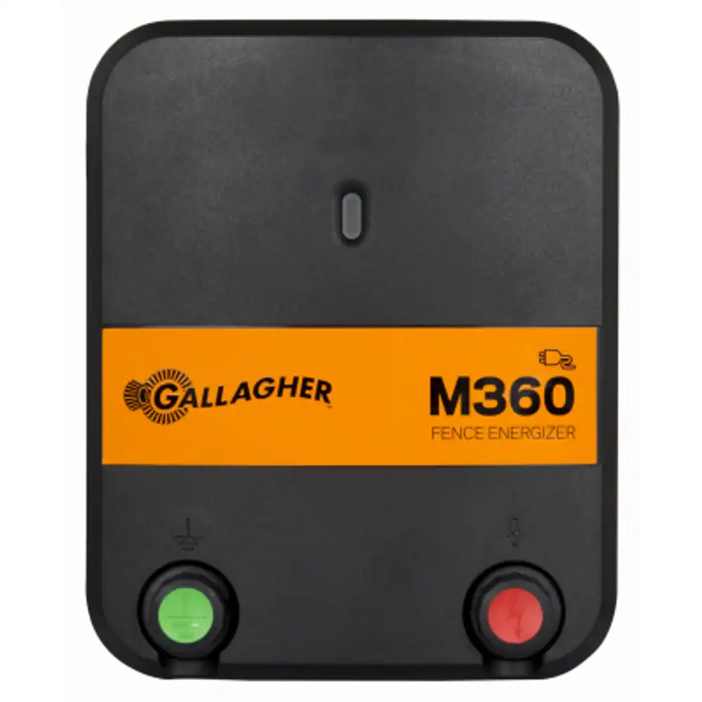 electric fence charger, m360, 3.6 joules, 110-volt