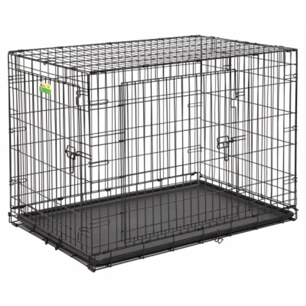 2 door dog crate, 48 in.