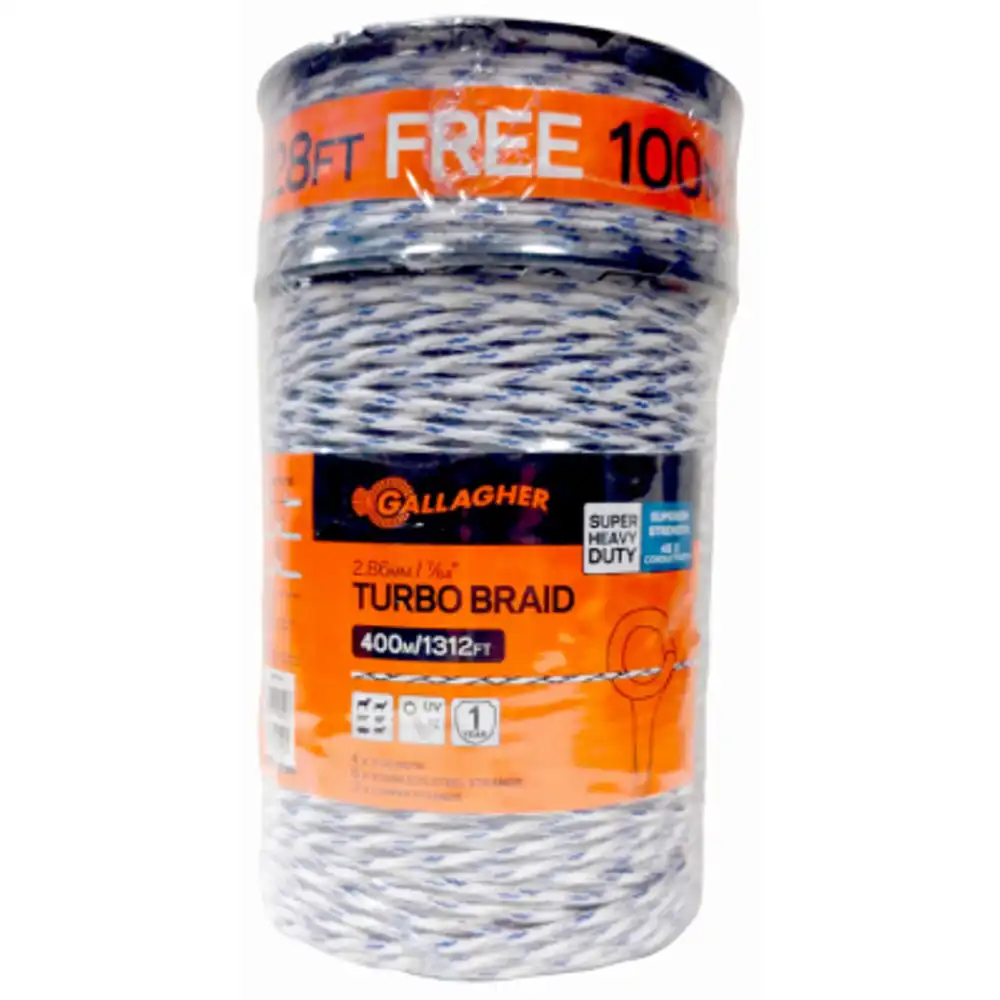 electric fence turbo braid combo roll, 1,312-ft.
