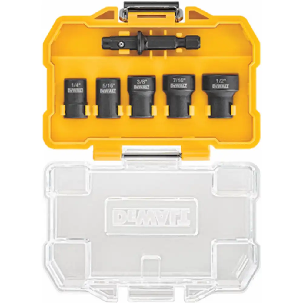 impact ready nut driver bit set, cleanable, 5-pk.