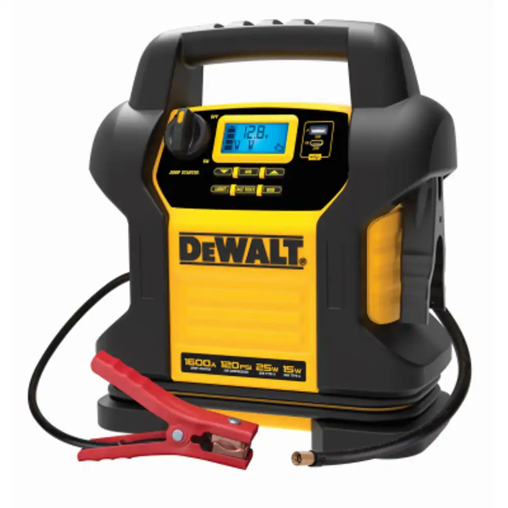 jump starter with air compressor, 120 psi