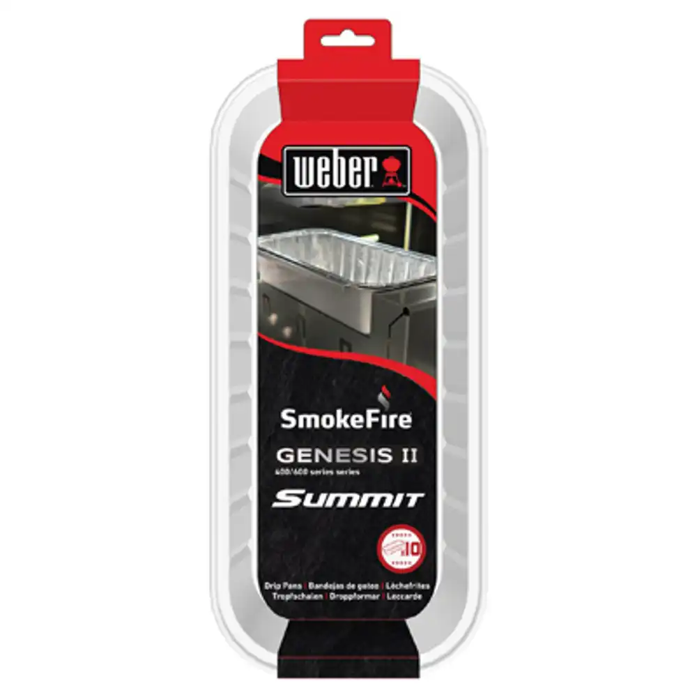 grill drip pan liners, foil, 6-pk.