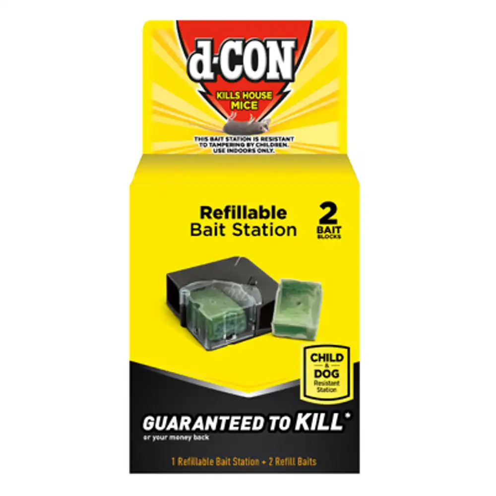 mice bait station, 2 refills