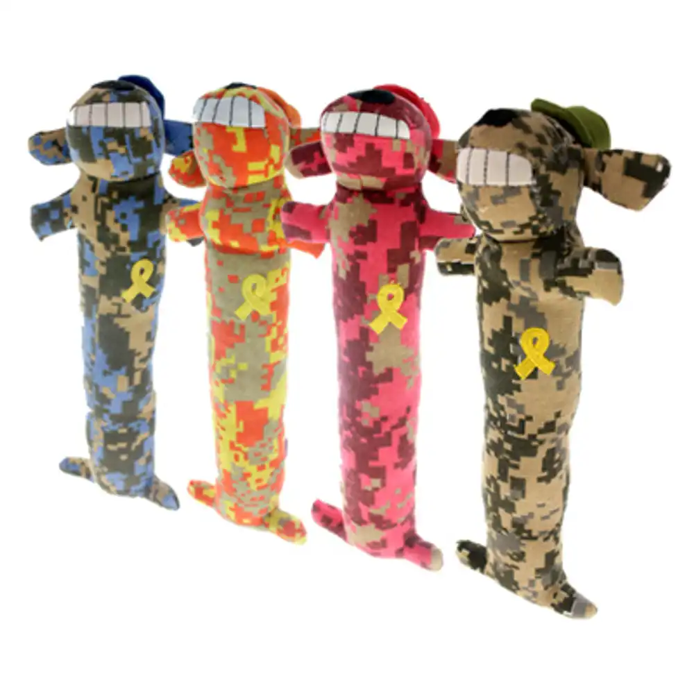 dog toy, support our troops loofa, 12-in.