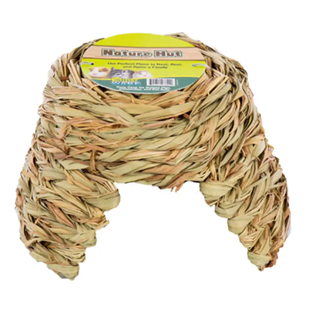 nature hut, chewable hideout, small pets, medium