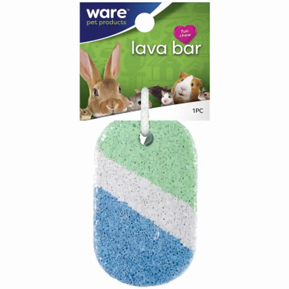 lava bar natural stone chew for small animal pets