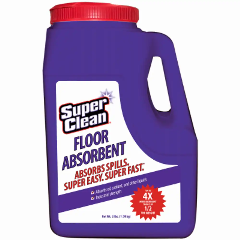 floor & liquid oil absorbent, industrial strength, 3 lbs.
