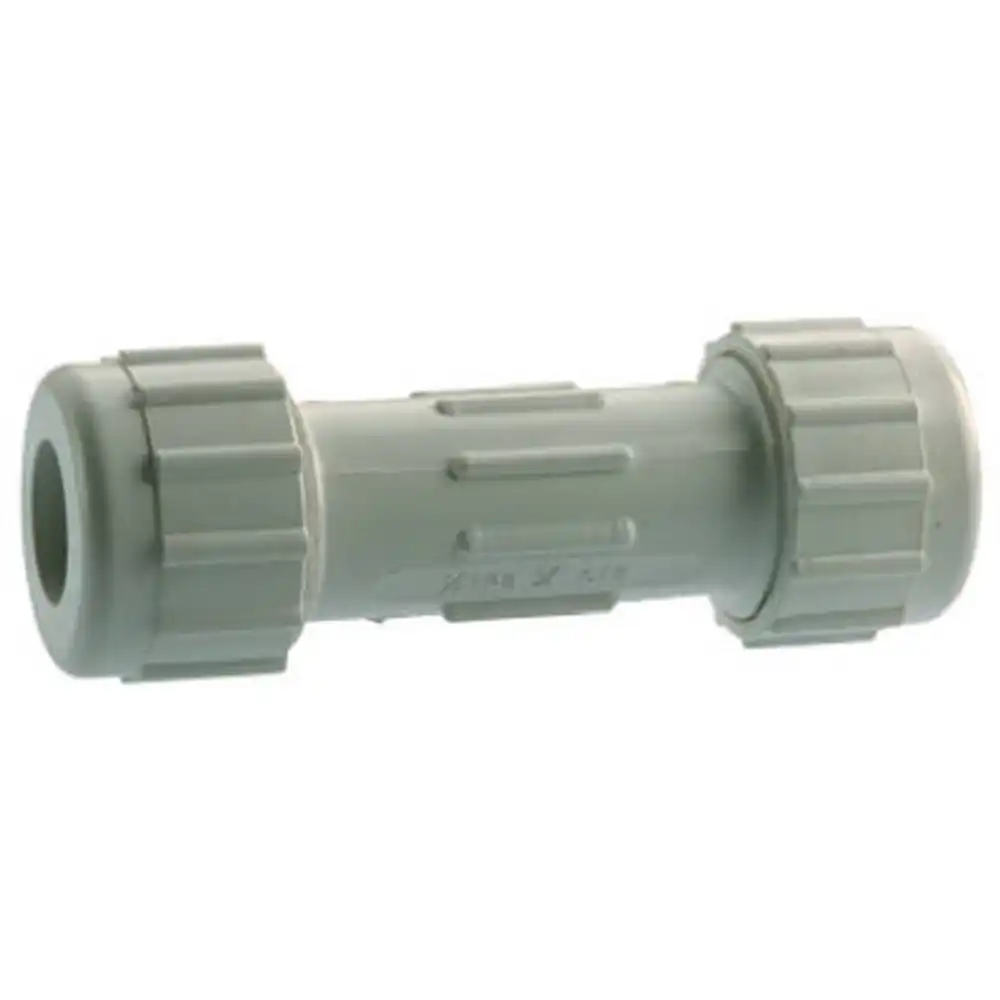pvc compression repair pipe coupling, 1/2 in.