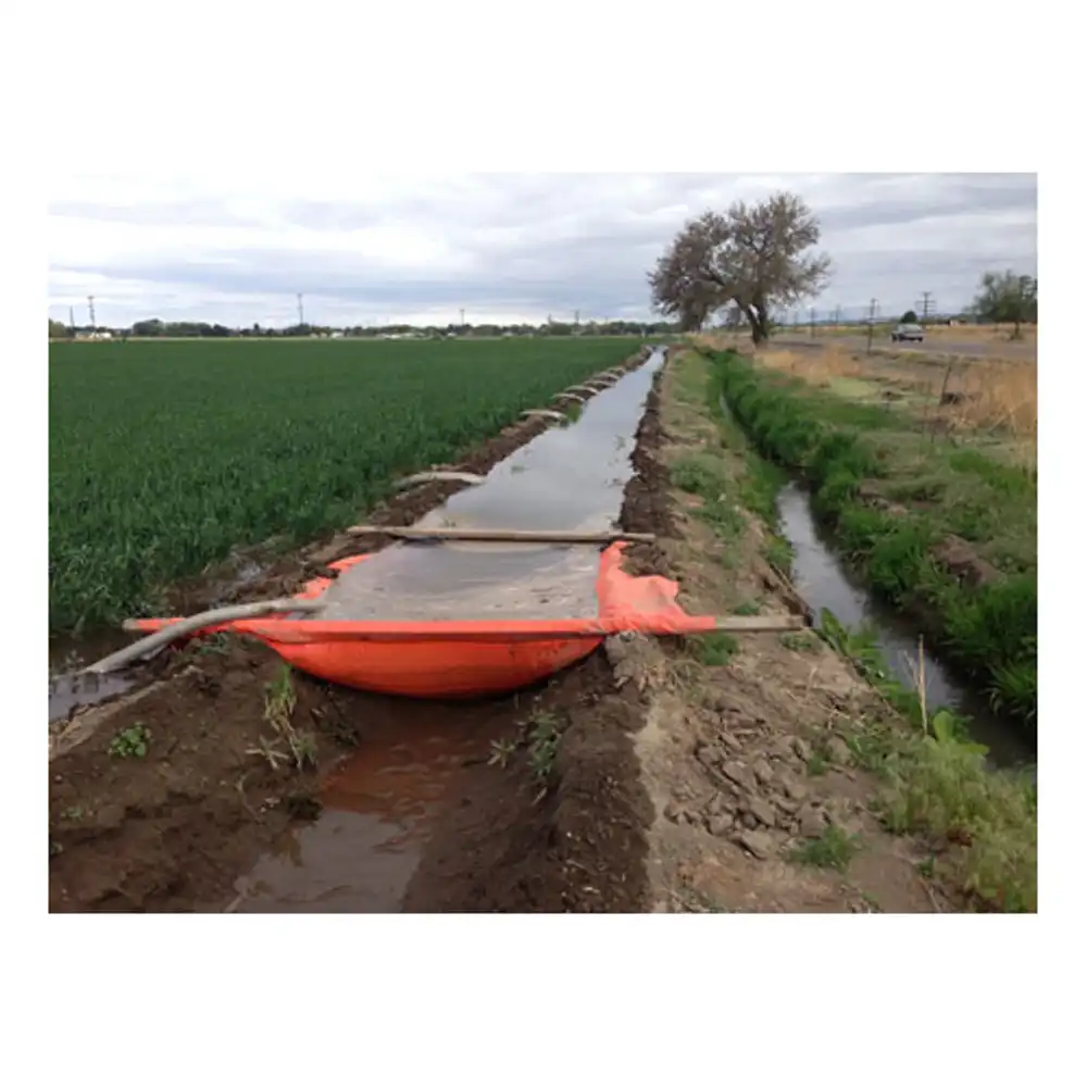6? x 8? orange irrigation dam tarp