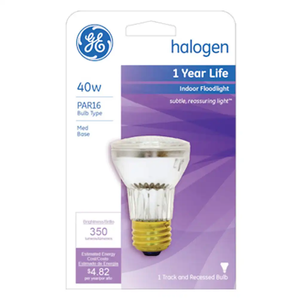 halogen reflector flood light bulb, 40-watts