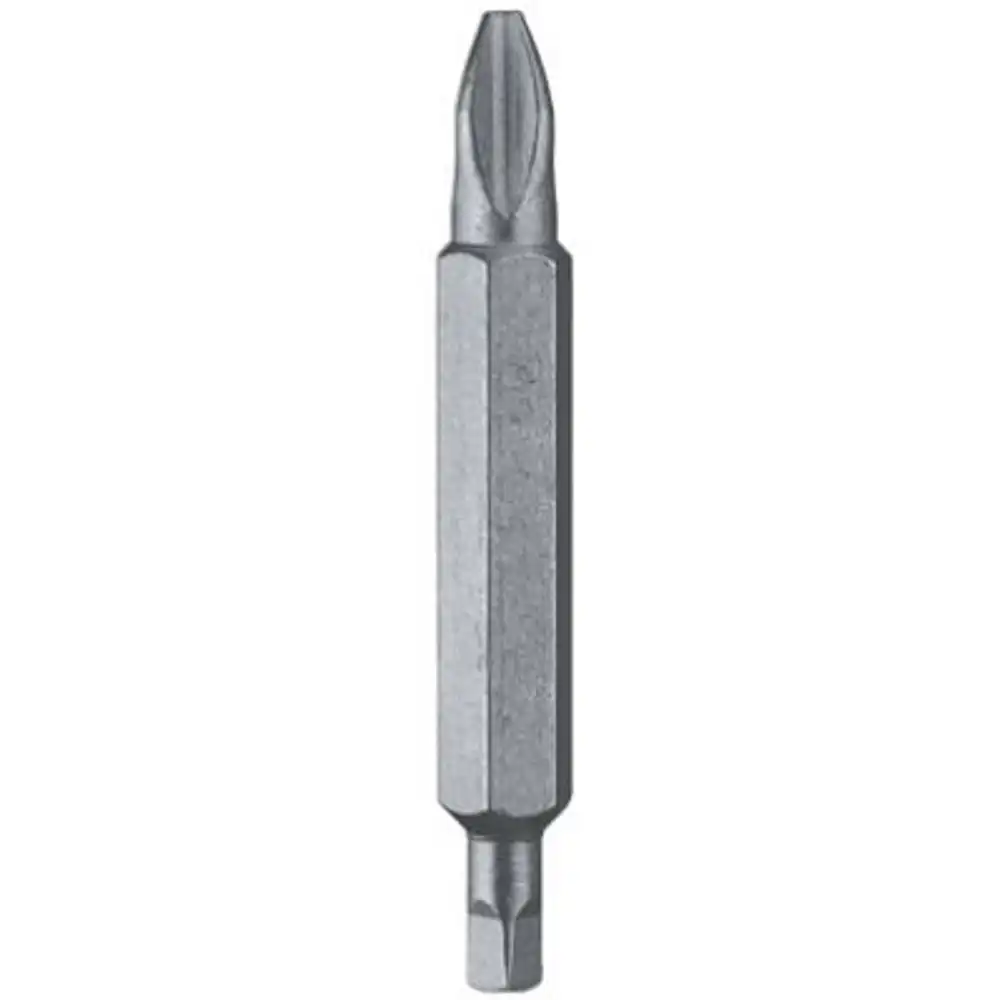 #2 double-end phillips/square recess bit, 3-pk.