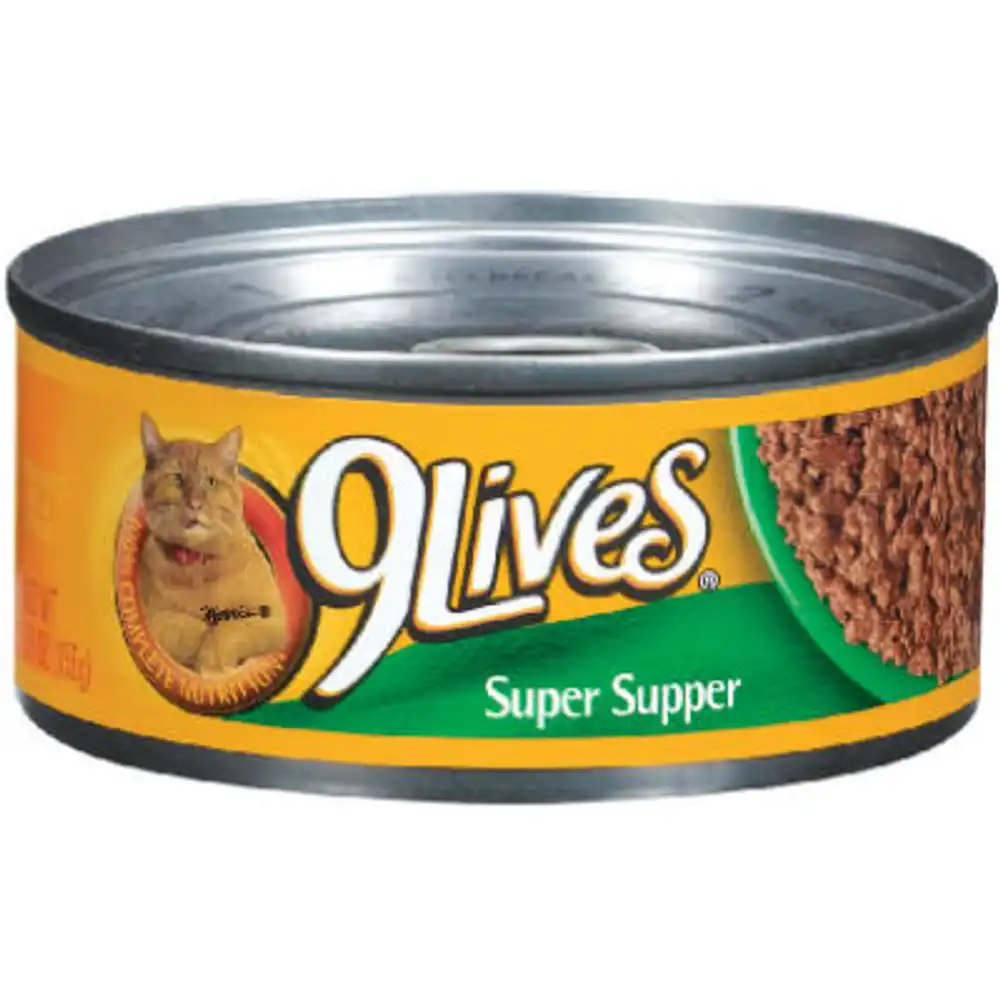 canned cat food, super supper, 5.5-oz.