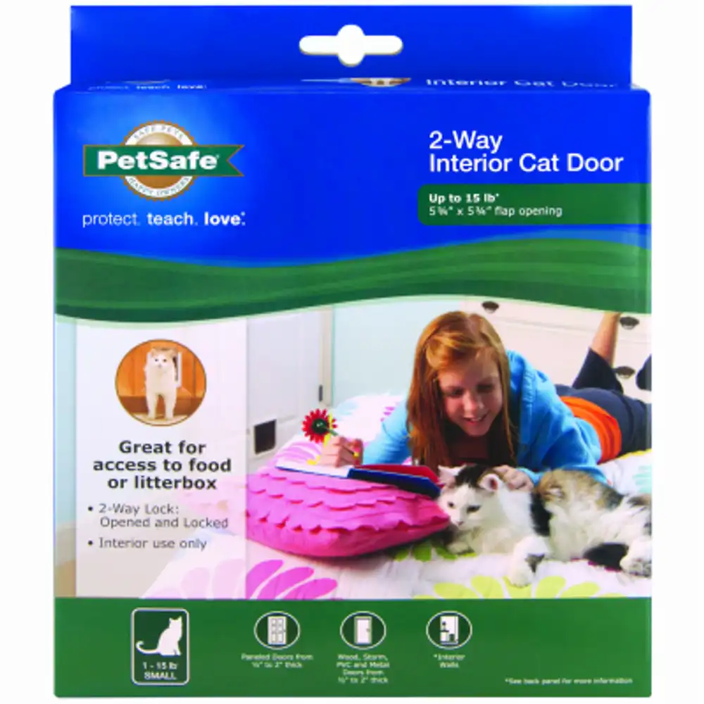 2-way cat flap door