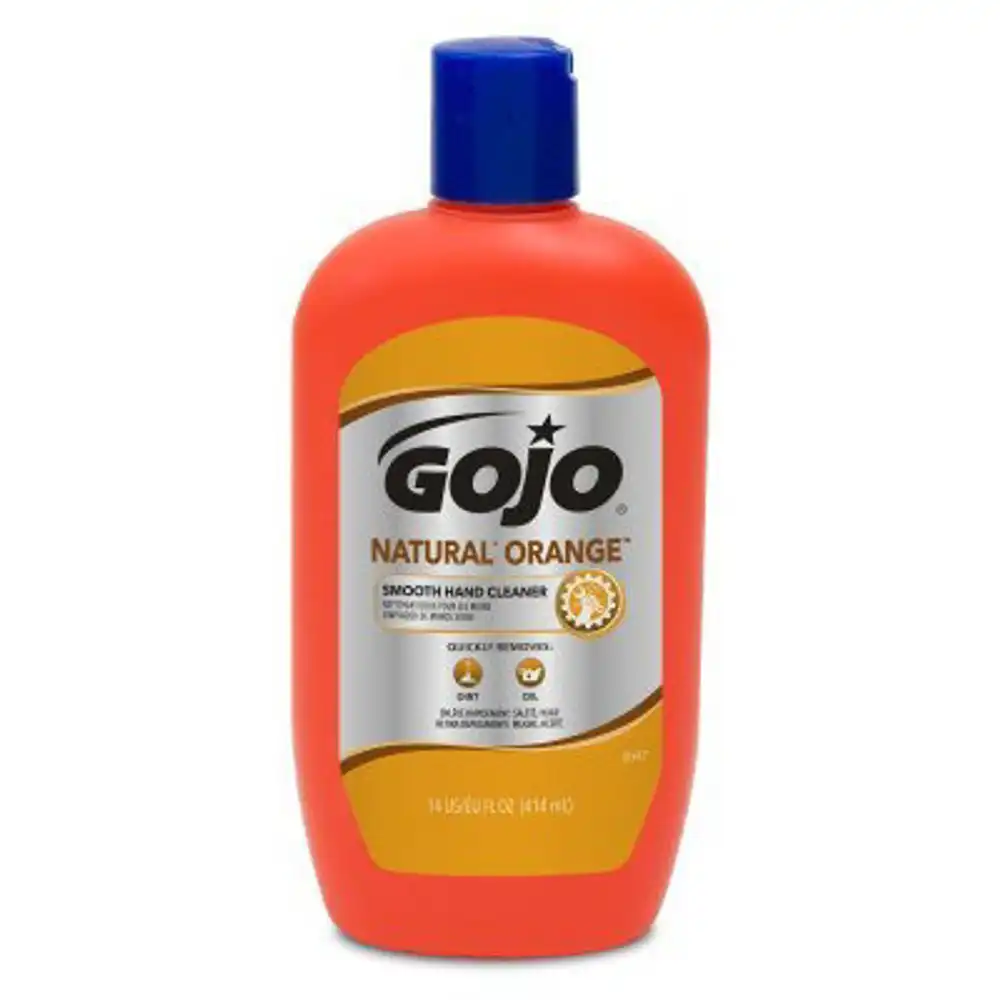 hand cleaner, natural orange, 14 oz.